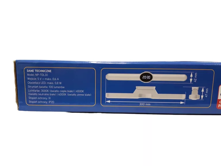 LAMPKA LED Z WYŚWIETLACZEM CZASU LIGHT ZONE