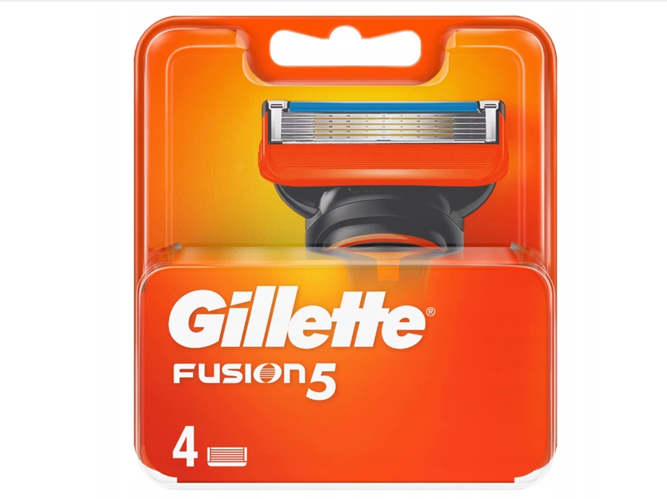 GILLETTE FUSION5 OSTRZA WKŁADY DO MASZYNKI 4 SZTU | Wkłady Do Maszynek ...