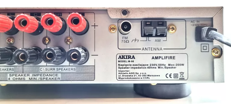 AMPLITUNER AKIRA M-98 + PILOT