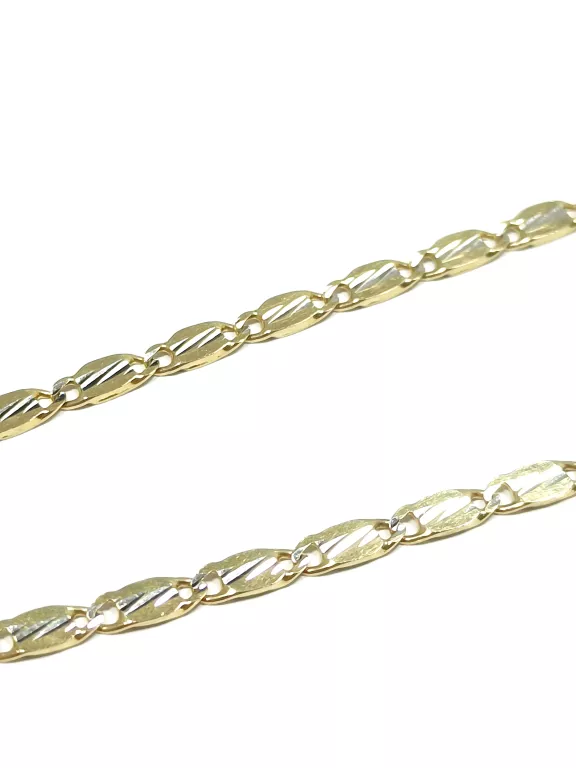 PIĘKNY ZŁOTY ŁAŃCUSZEK 6,24 PR585 45CM