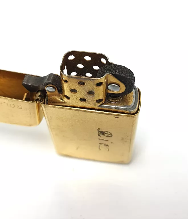 ZAPALNICZKA ZIPPO SOLID BRASS Z GRAWEREM+PUDEŁKO