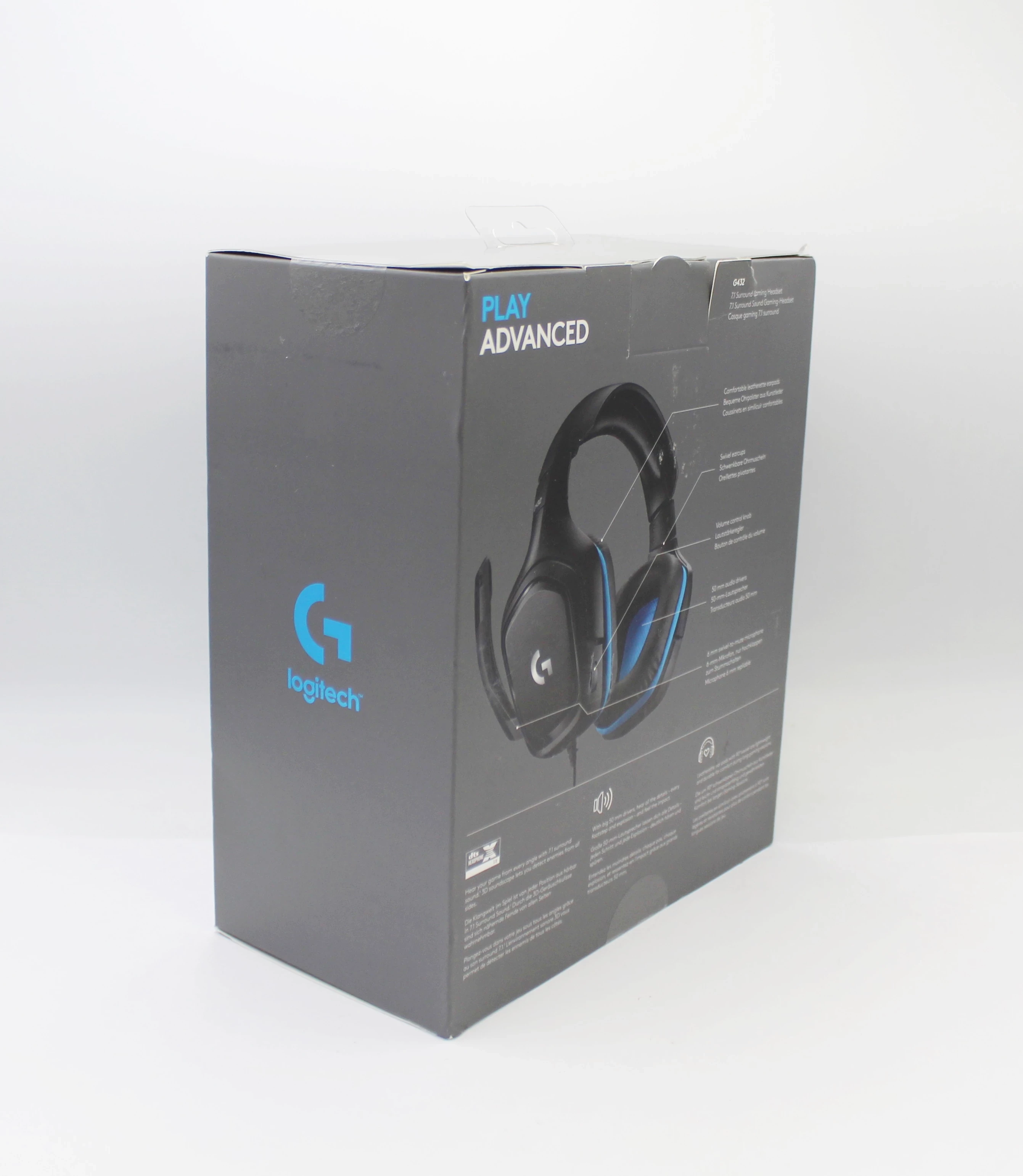 Logitech G432 Casque Gamer Filaire, Son 7.1 Surround