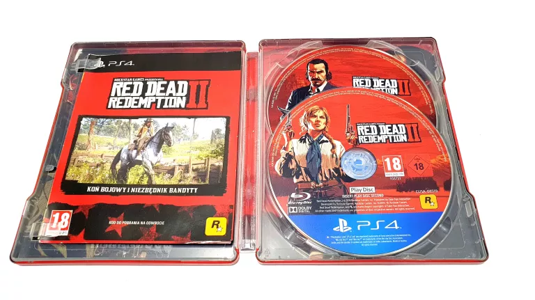 GRA PS4 RED DEAD REDEMPTION II EDYCJA STEELBOOK