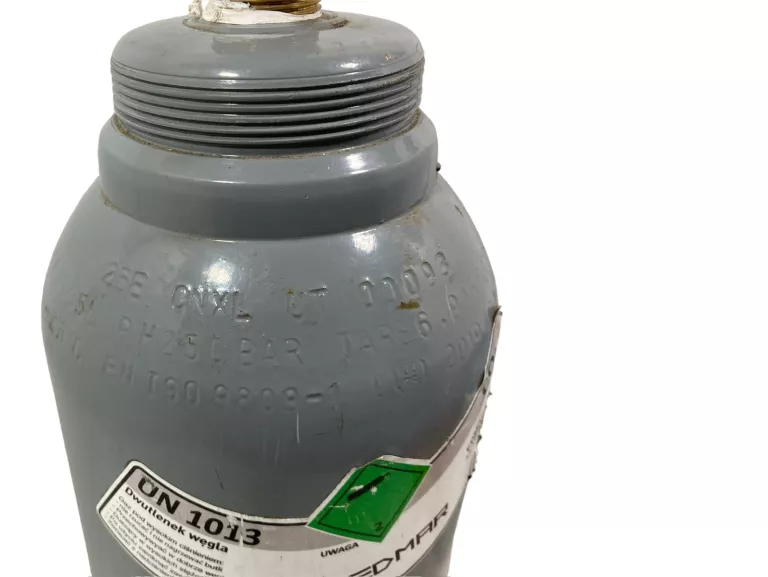 BUTLA GAZOWA 5L CO2 DWUTLENEK WĘGLA AKWARIUM