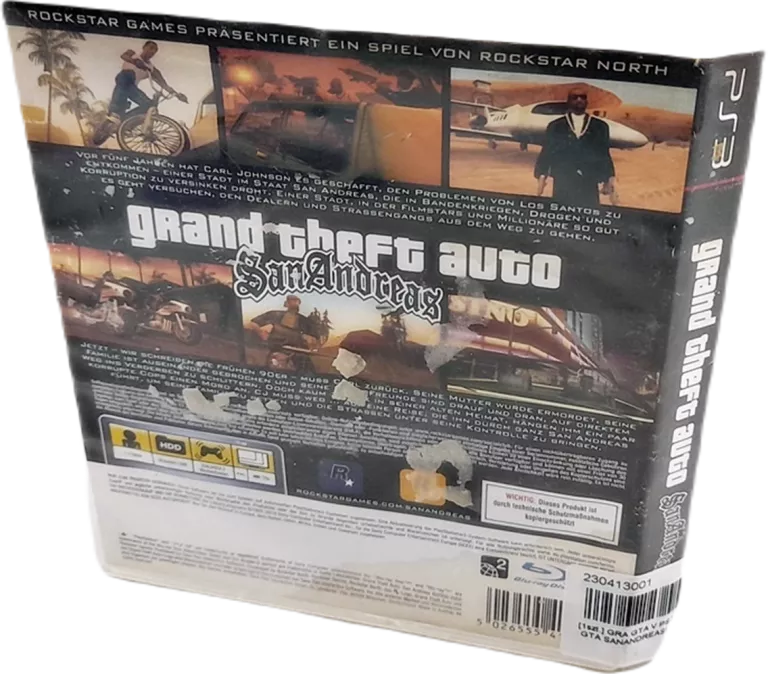 GRA GTA V PS3 PUDELKO GTA SANANDREAS!