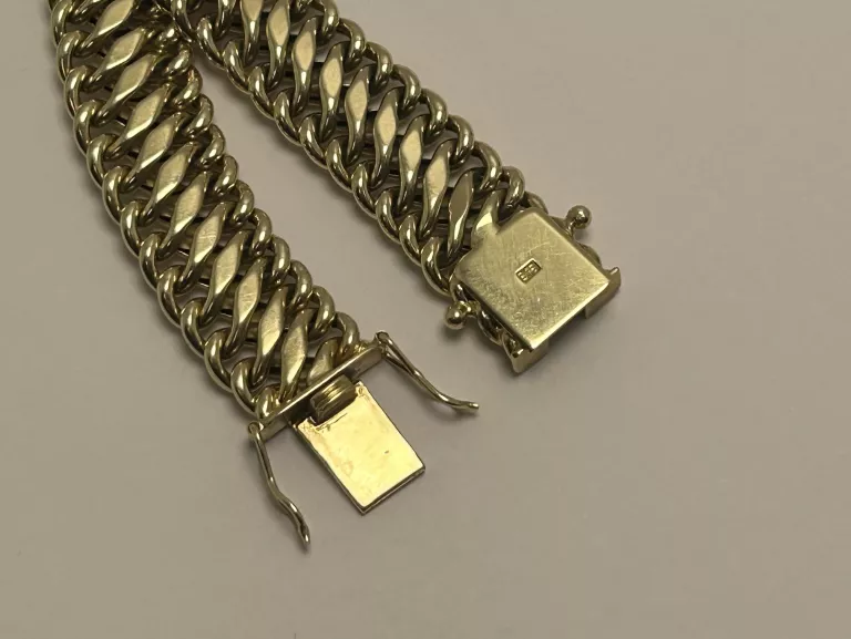 zlota-bransoletka-pr585-19g-20cm-kamien-bez-kamienia