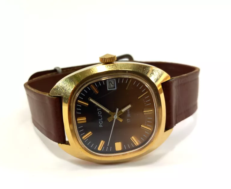 ZEGAREK POLJOT 17 JEWELS POZŁACANY AUTOMATIC