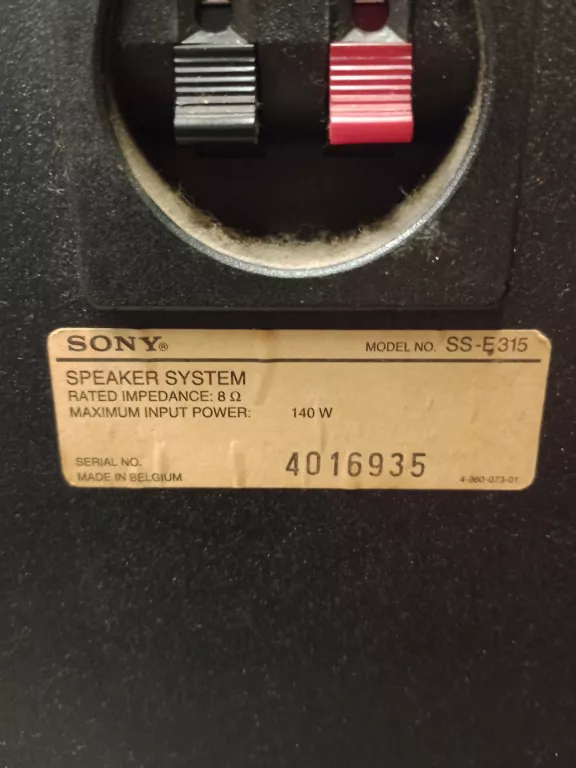 SONY SS-E315V 2 KOLUMNY