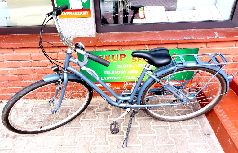 rower-miejski-elops-120-niska-rama-btwin-holender-stan-uzywany