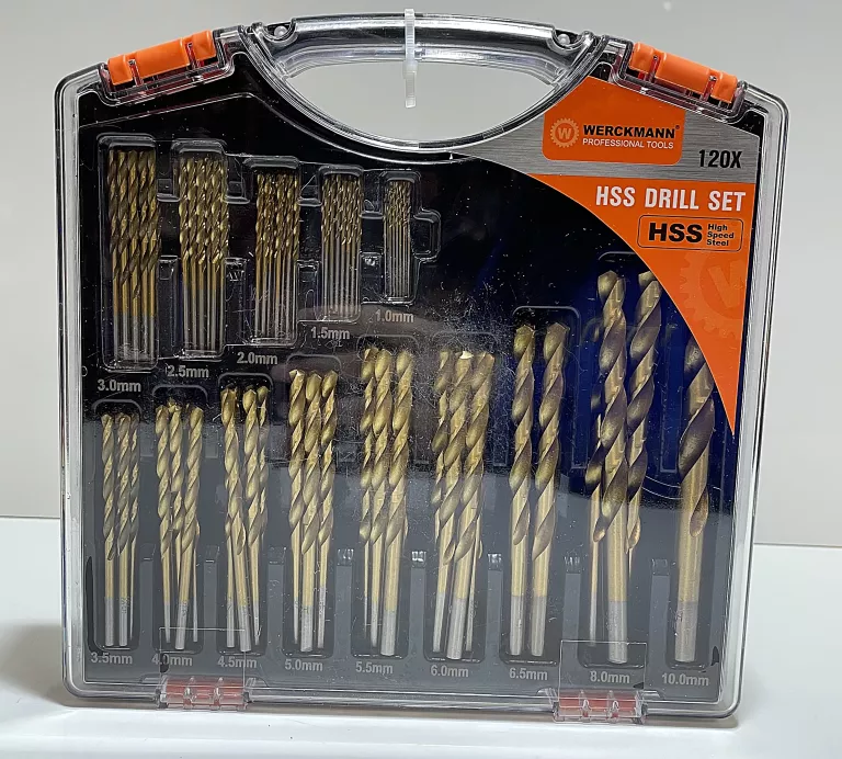 ZESTAW 120SZT WIERTEŁ HSS DRILL SET WERCKMANN
