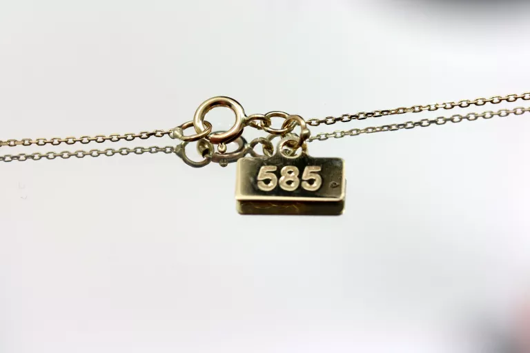 ZŁOTY ŁAŃCUSZEK CELEBRYTKA P585 14K 1,10G 45CM