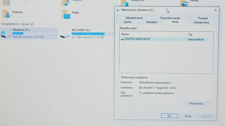 LAPTOP HP 15 15-RA048NW / CELERON / 8GB / 256 SSD