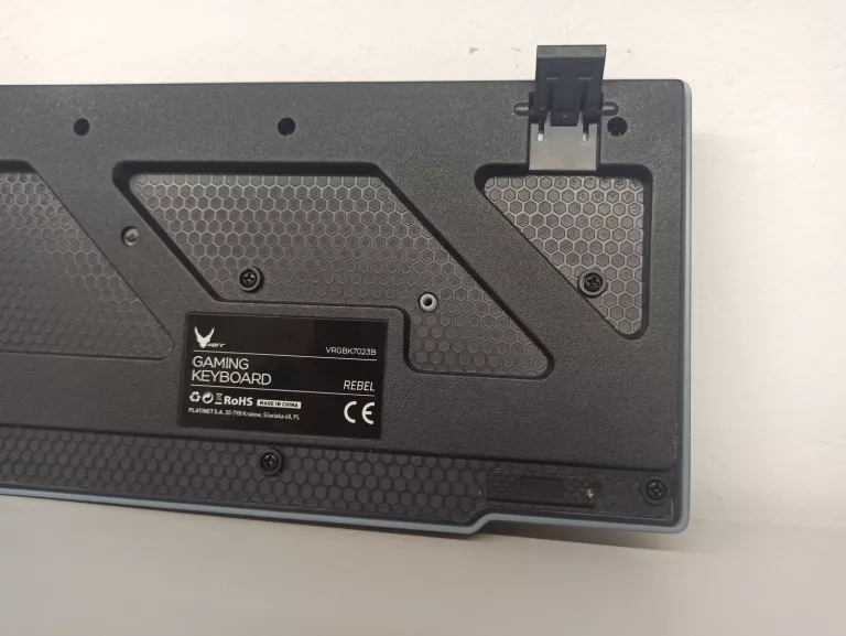 KLAWIATURA GAMINGOWA VARR REBEL VRGBK7023B