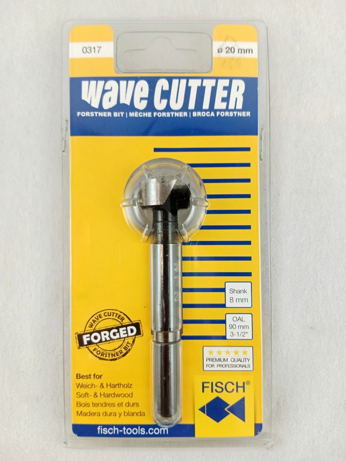 Mèche Forstner ”WAVE CUTTER” Fisch