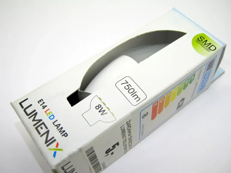 ŻARÓWKA ŚWIECZKA LUMENIX 750LM 8W E14 NEUTRAL WH