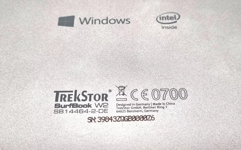 LAPTOP TREKSTOR SURFBOOK W2  4GB/64GB  / ZASILACZ
