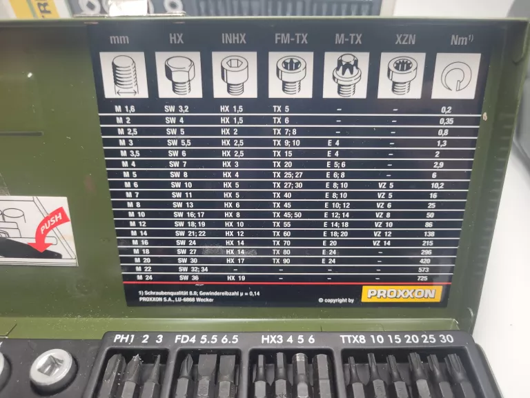 ZESTAW KLUCZY PROXXON 23070