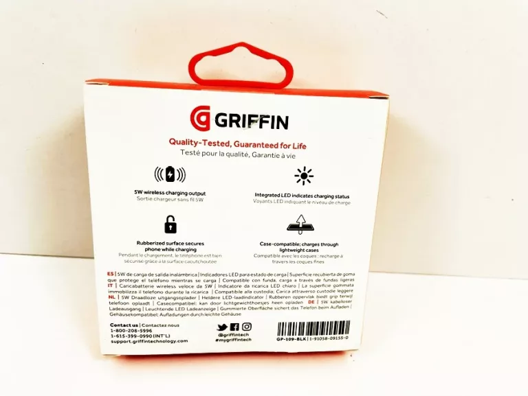 BEZPRZEWODOWA PODKŁADKA ŁADUJĄCA GRIFFIN 5W