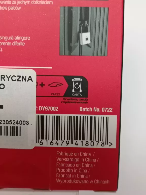 KŁÓDKA BIOMETRYCZNA WORKPRO NA ODCISK PALCA