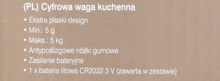 WAGA KUCHENNA ELTA CZERWONA DO 5KG