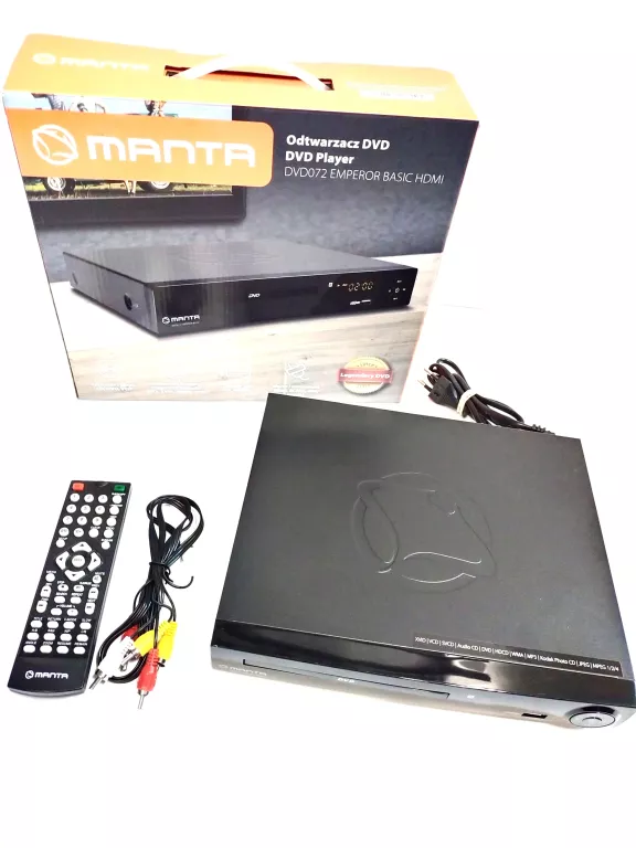 ODTWARZACZ DVD MANTA DVD072 KOMPLET