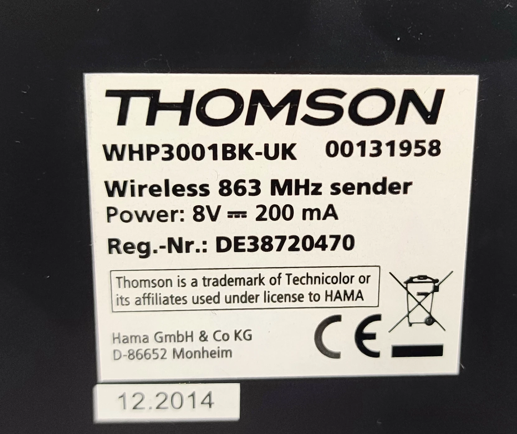 sluchawki-nauszne-thomson-whp-3001-czarny-angielskie-wejscie-do-ladowarki-kod-producenta-whp-3001