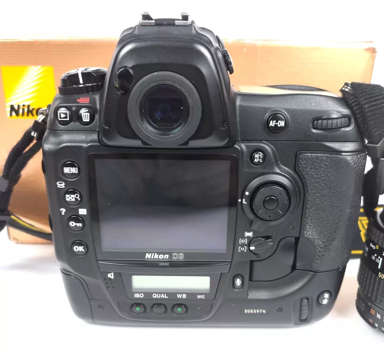ZESTAW NIKON D3 BODY + OBIEKTYW PEŁEN ZESTAW