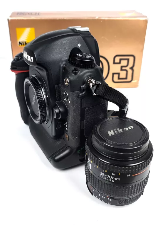 ZESTAW NIKON D3 BODY + OBIEKTYW PEŁEN ZESTAW