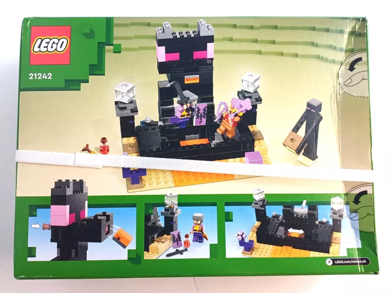 KLOCKI LEGO MINECRAFT 21242 ARENA ENDU JAK NOWE