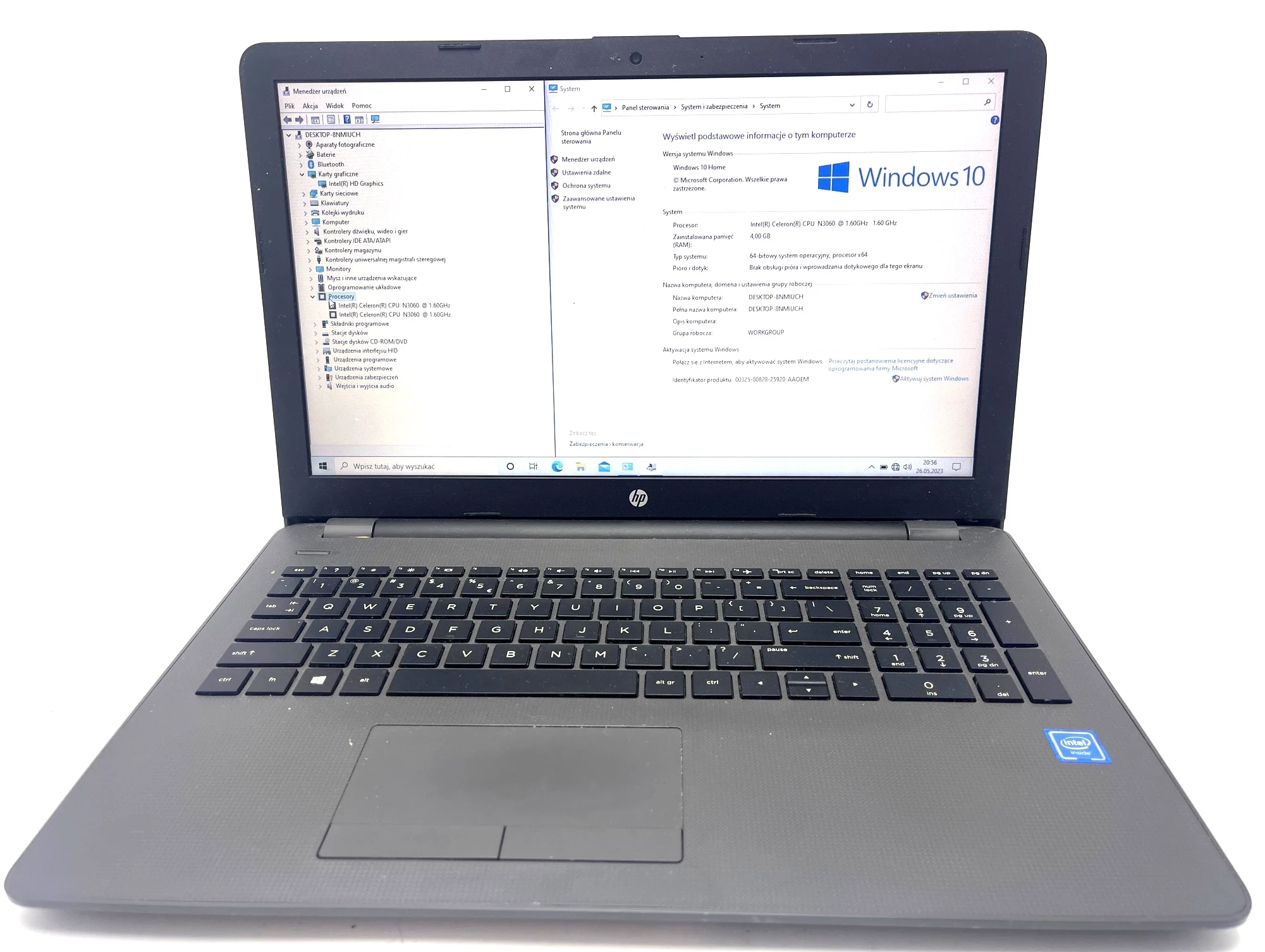 LAPTOP HP 3168NGW INTEL CELERON N3060 4 500GB HP Compaq Loombard pl