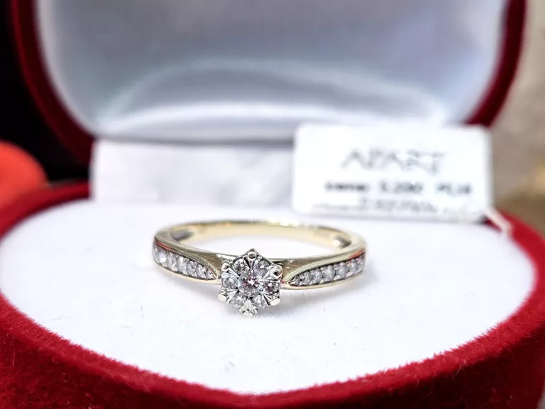 zloty-pierscionek-apart-254g-21szt-brylant-stan-uzywany