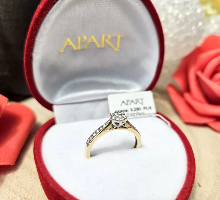 zloty-pierscionek-apart-254g-21szt-brylant-stan-uzywany