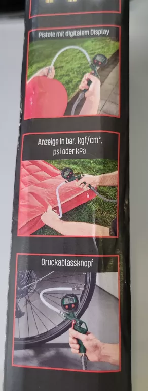 PISTOLET DO POMPOWANIA Z MANOM PARKSIDE PDLD 10 A