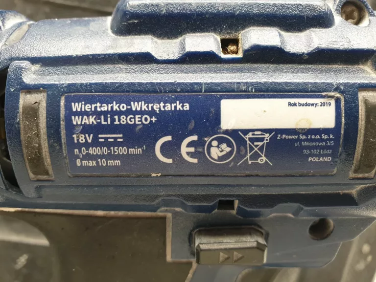 WKRĘTARKA AKU CELMA WAK-LI 18GEO 2X AKU WALIZKA