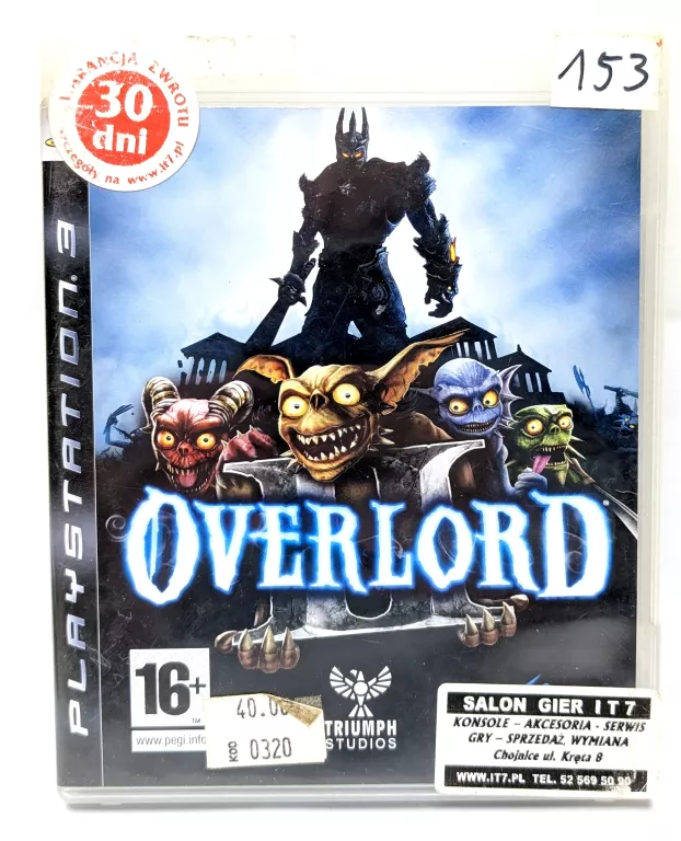 OVERLORD II - GRA NA PLAYSTATION 3