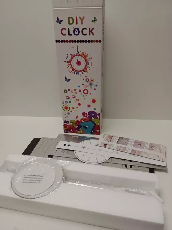 ZEGAR ŚCIENNY NAŚCIENNY DIY CLOCK