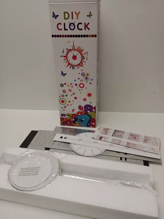 ZEGAR ŚCIENNY NAŚCIENNY DIY CLOCK