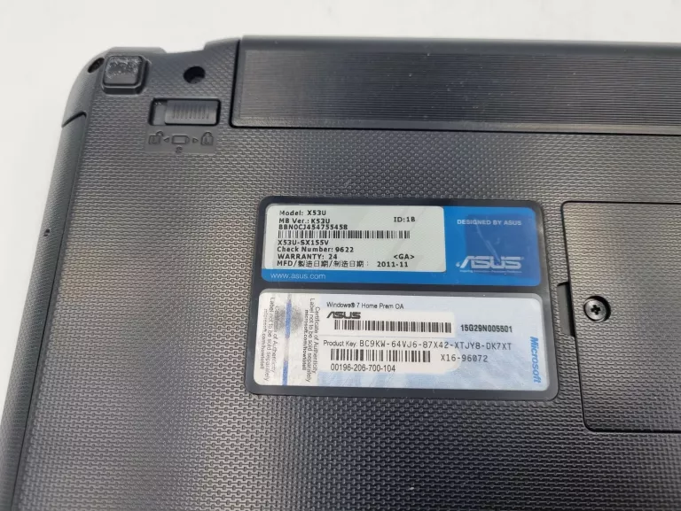 LAPTOP ASUS X53U