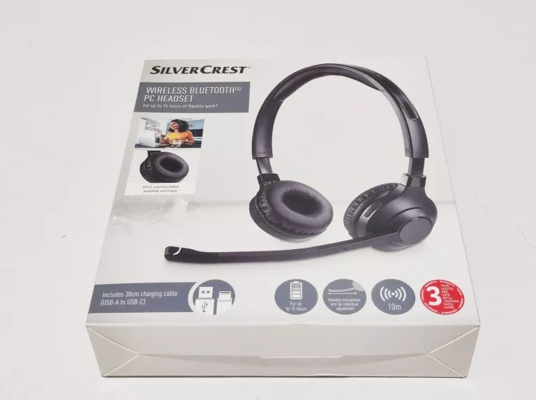 SILVERCREST ZESTAW SŁUCHAWKOWY BLUETOOTH HG09472