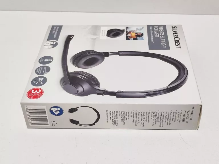 SILVERCREST ZESTAW SŁUCHAWKOWY BLUETOOTH HG09472