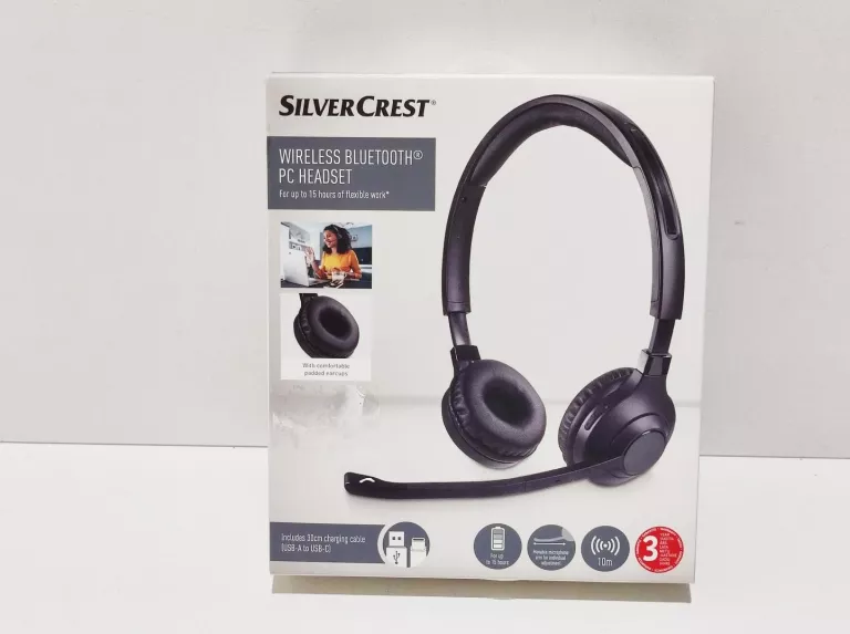SILVERCREST ZESTAW SŁUCHAWKOWY BLUETOOTH HG09472