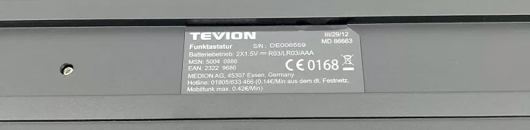 ZESTAW BEZPRZEWODOWY KLAWIATURA MYSZ P81043