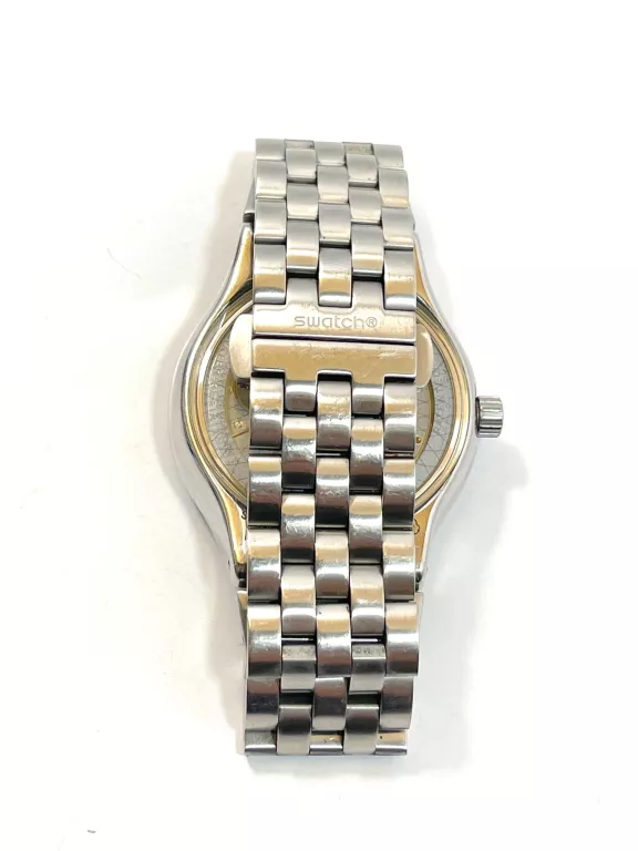 ZEGAREK AUTOMATYCZNY SWATCH BRANSOLETA BIAŁA TARC