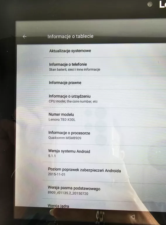TABLET LENOVO TAB 2 A10-30 KOMPLET