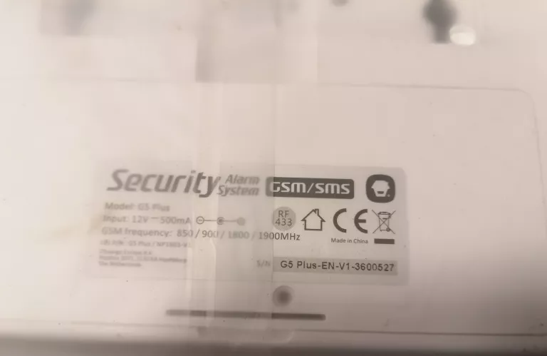 BEZPRZEWODOWY SYSTEM ALARMOWY CHUANGO G5 PLUS