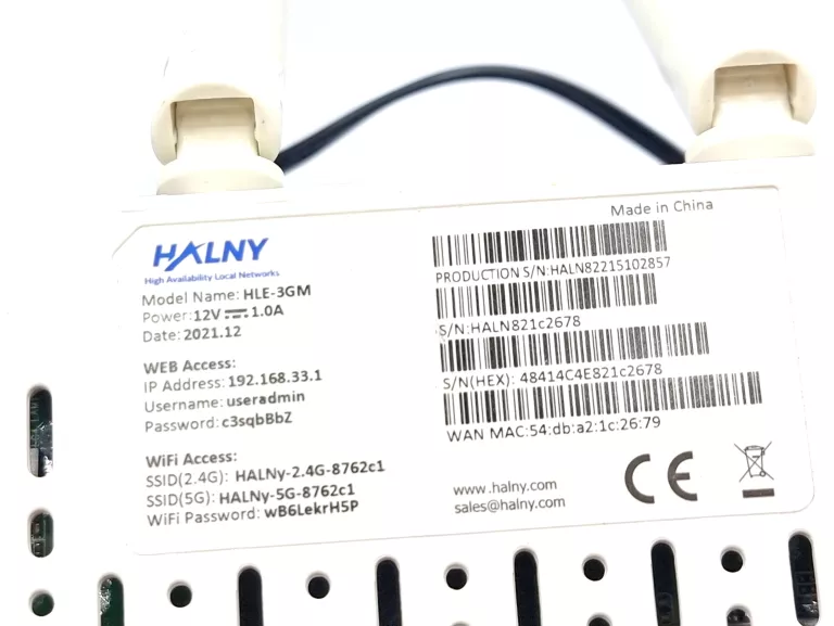 ROUTER HALNY HLE-3GM PLUS ZABLOKOWANY | Routery przewodowe | Loombard.pl