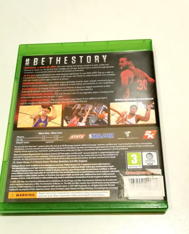 GRA NA KONSOLE XBOX ONE NBA 2K 17
