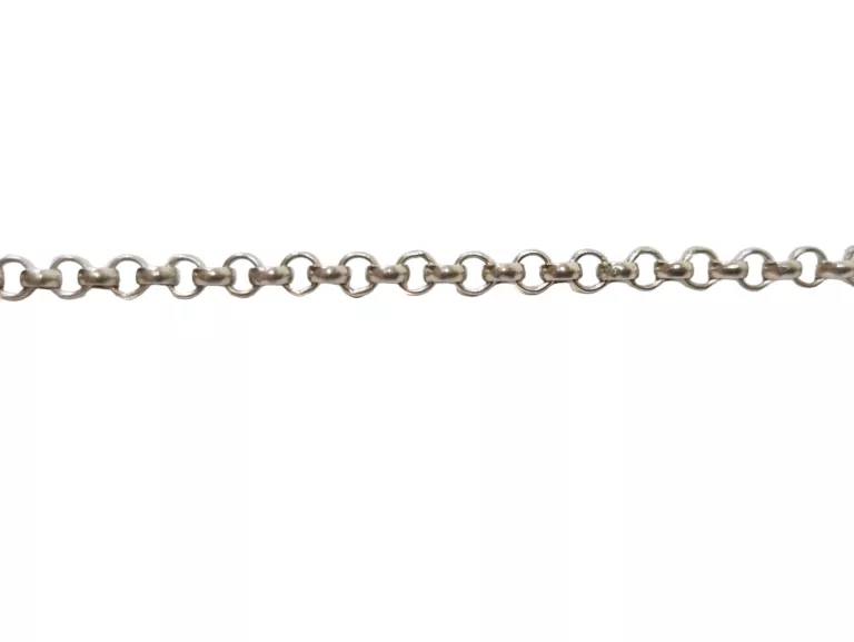 PIĘKNY DŁUGI SREBRNY ŁANCUSZEK 925 15,55G 80CM
