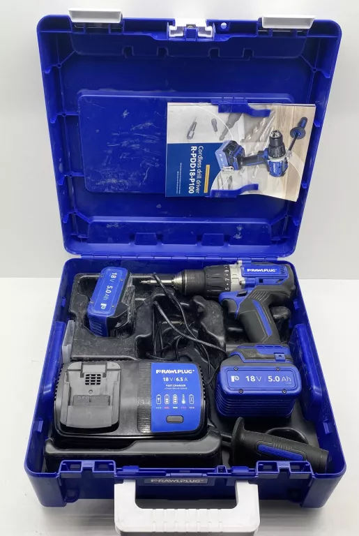 WKRĘTARKA RAWLPLUG R-PDD18-P100 + AKCESORIA