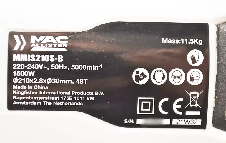 PIŁA UKOŚNICA MACALLISTER MMIS210S-B